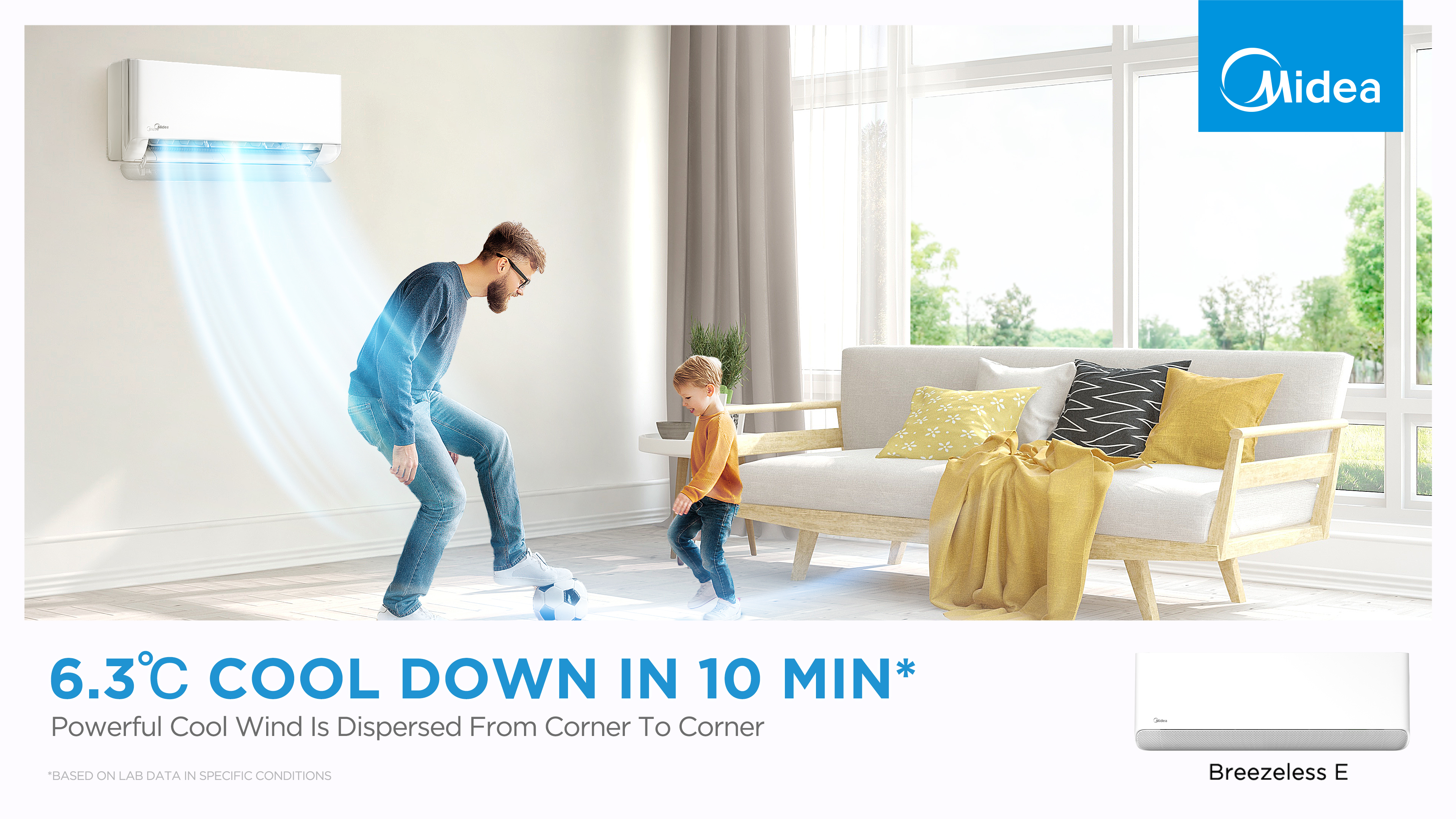 Midea Breezeless E 1 Ton